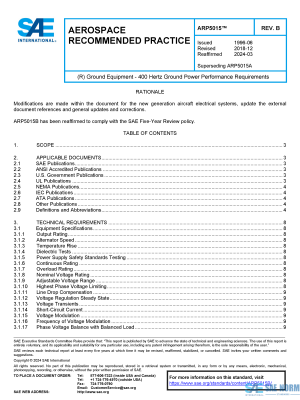 SAE ARP 5015 Series PDF
