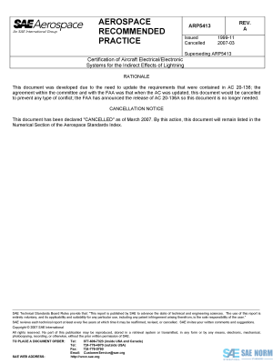 SAE ARP 5413 Series PDF