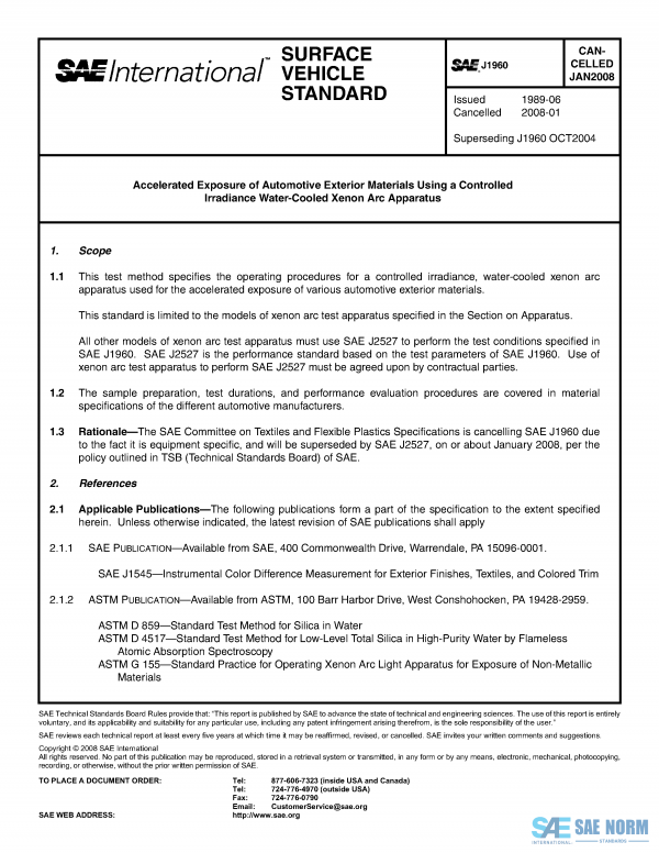 SAE J 1960 Series PDF