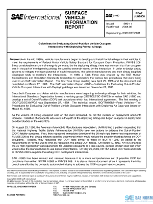 SAE J 1980 Series PDF