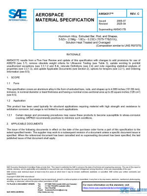 SAE AMS 4317 Series PDF