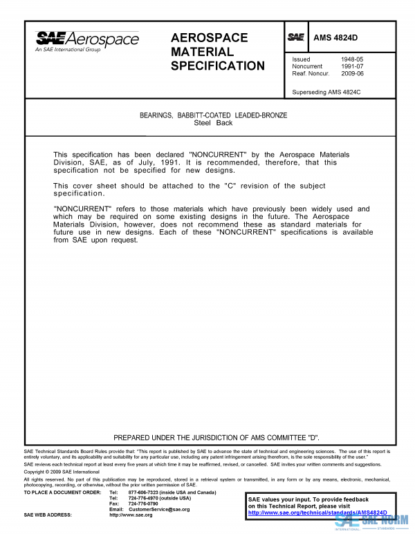 SAE AMS 4824 Series PDF