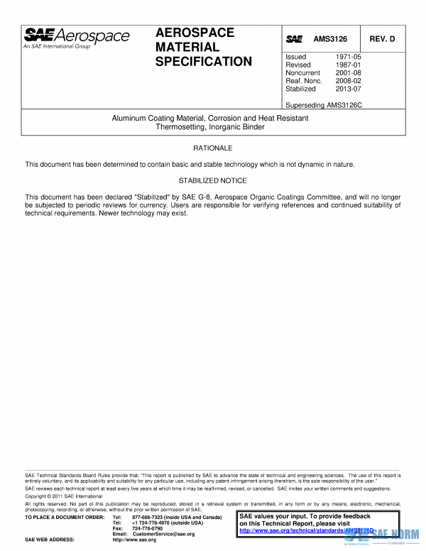 SAE AMS 3126 Series PDF