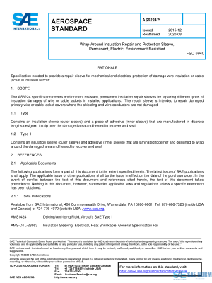 SAE AS 6224 Series PDF
