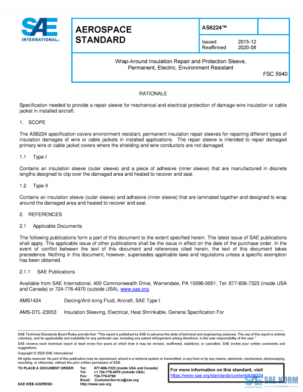 SAE AS 6224 Series PDF