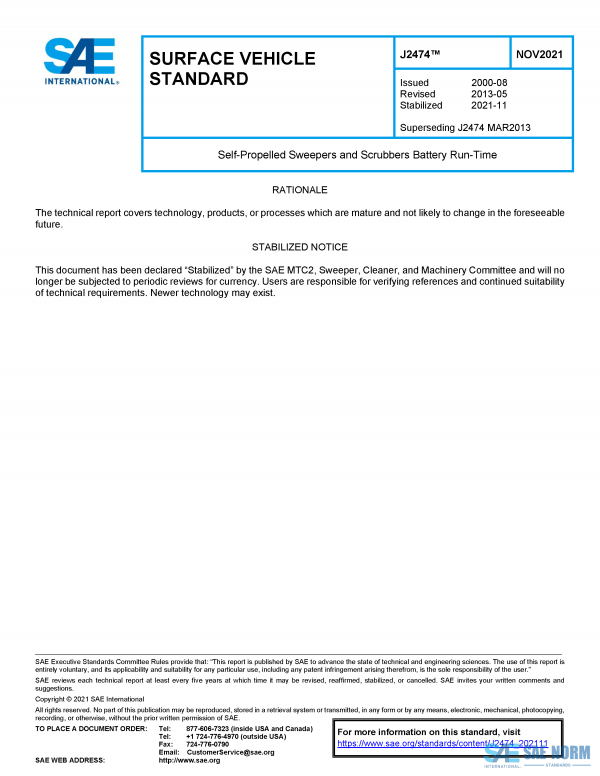 SAE J 2474 Series PDF