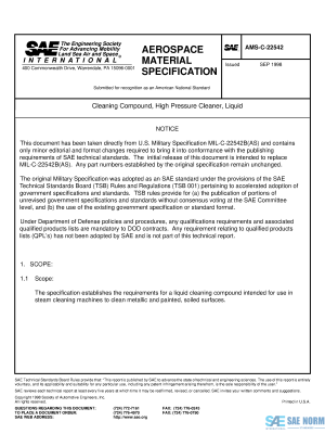 SAE AMSC 22542 Series PDF