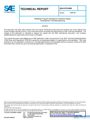 SAE GEIASTD 0009 Series PDF