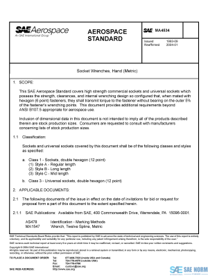 SAE MA 4534 Series PDF