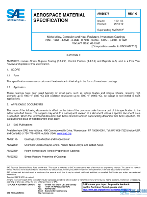 SAE AMS 5377 Series PDF