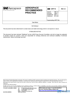 SAE ARP 719 Series PDF