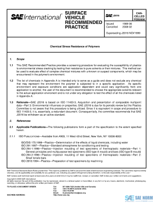 SAE J 2016 Series PDF