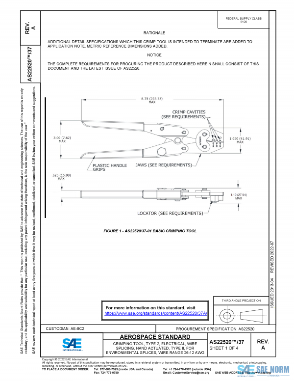 SAE AS 22520/37 Series PDF
