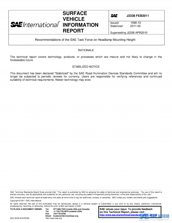 SAE J 2338 Series PDF
