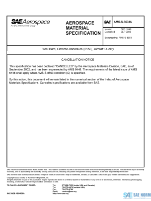 SAE AMSS 8503 Series PDF