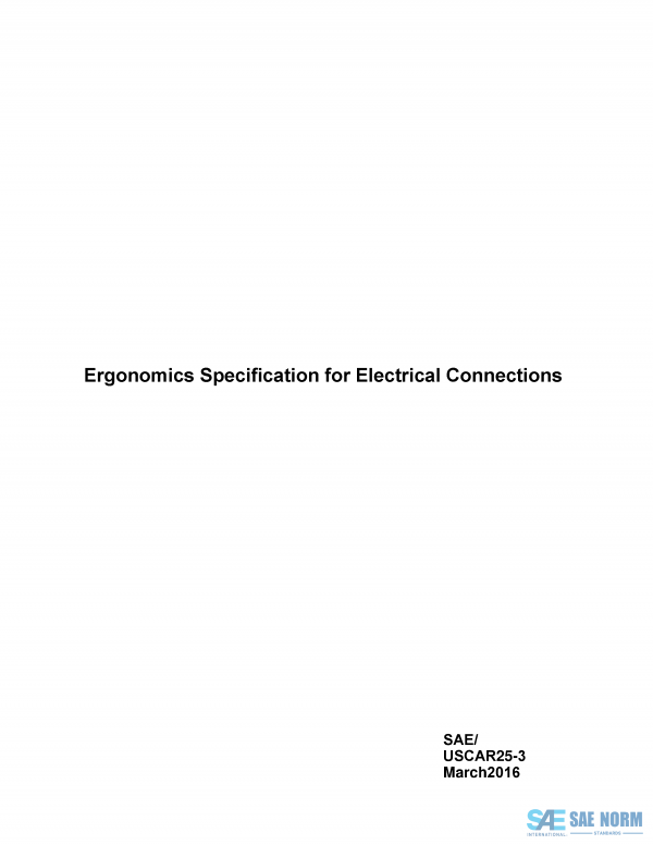 SAE USCAR 25 Series PDF