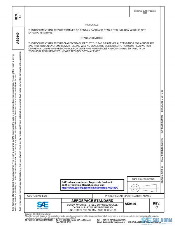 SAE AS 9449 Series PDF