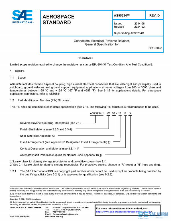 SAE AS 95234 Series PDF