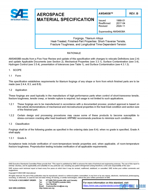 SAE AMS 4938 Series PDF