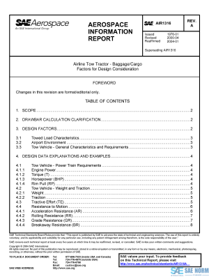 SAE AIR 1316 Series PDF