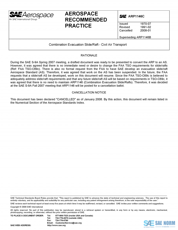 SAE ARP 1146 Series PDF