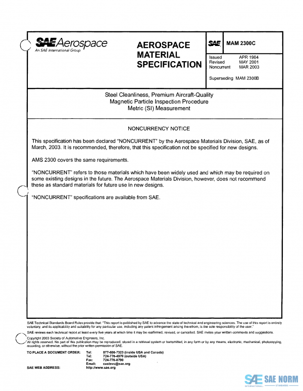 SAE MAM 2300 Series PDF
