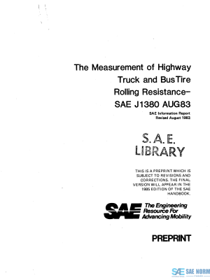 SAE J 1380 Series PDF