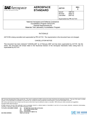 SAE AS 7101 Series PDF