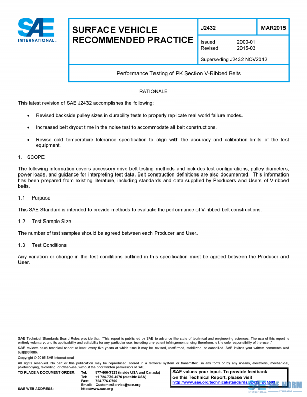 SAE J 2432 Series PDF