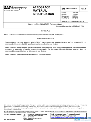 SAE AMSQQA 250/15 Series PDF