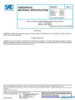 SAE AMS 5523 Series PDF