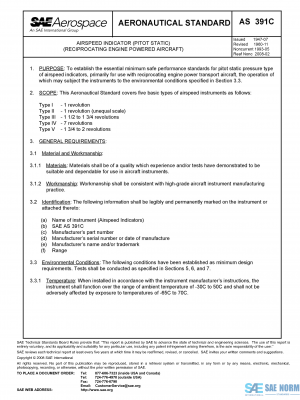 SAE AS 391 Series PDF