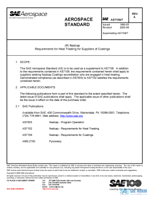 SAE AS 7109/7 Series PDF