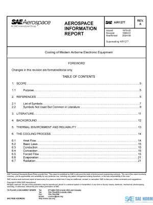 SAE AIR 1277 Series PDF