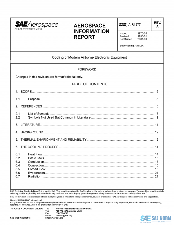 SAE AIR 1277 Series PDF