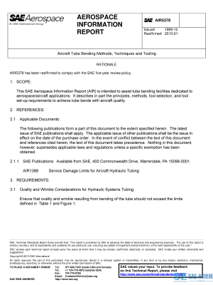 SAE AIR 5378 Series PDF