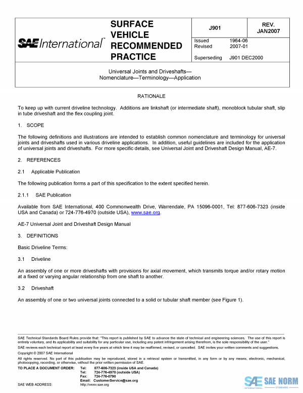 SAE J 901 Series PDF