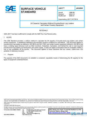 SAE J 2417 Series PDF