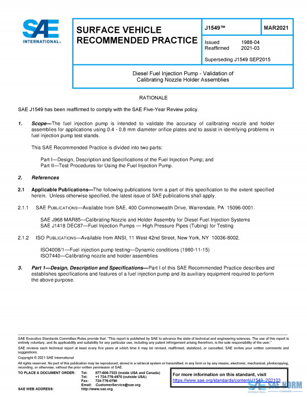 SAE J 1549 Series PDF