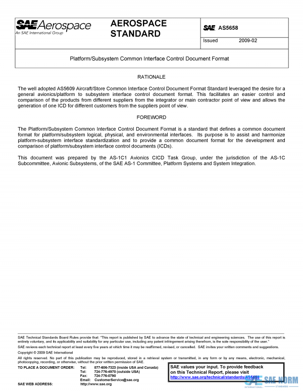 SAE AS 5658 Series PDF