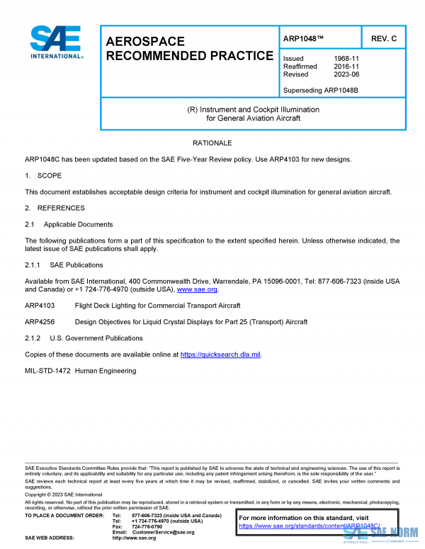 SAE ARP 1048 Series PDF