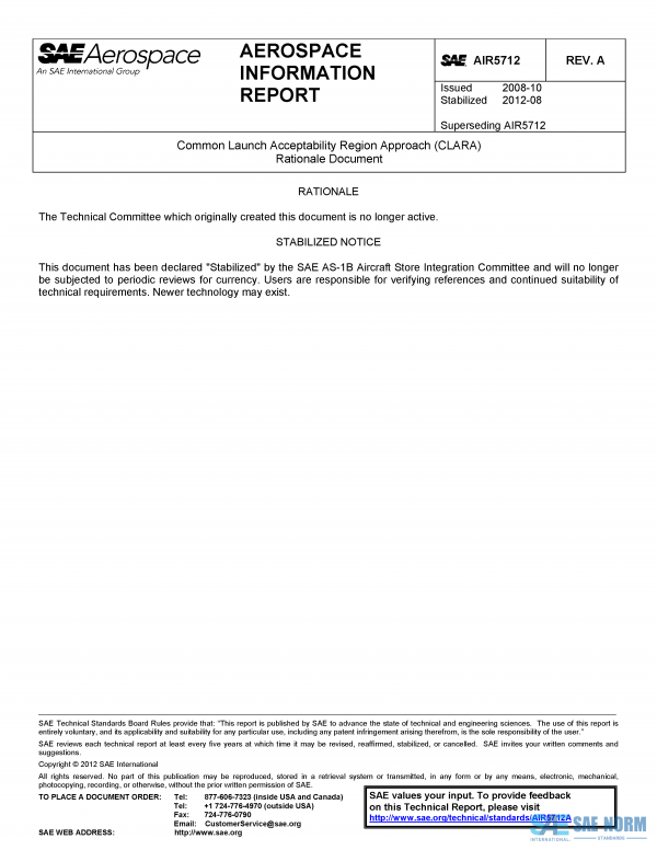 SAE AIR 5712 Series PDF