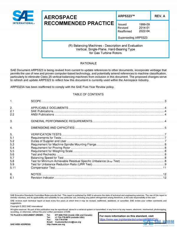 SAE ARP 5323 Series PDF