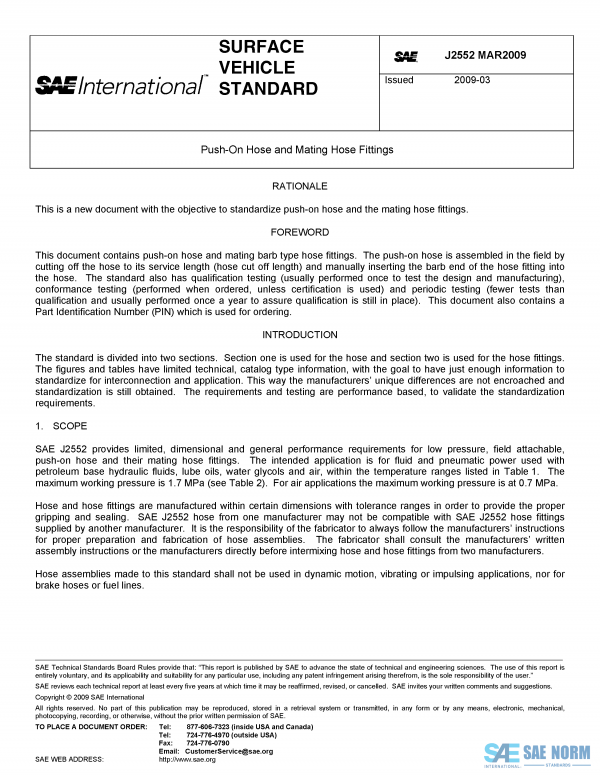 SAE J 2552 Series PDF