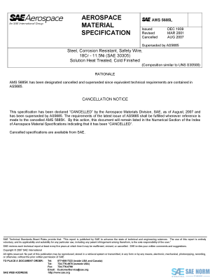 SAE AMS 5685 Series PDF