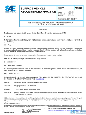 SAE J 2536 Series PDF
