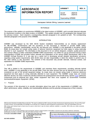 SAE AIR 6808 Series PDF
