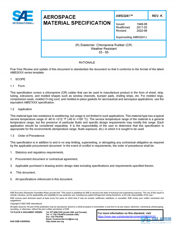 SAE AMS 3241 Series PDF