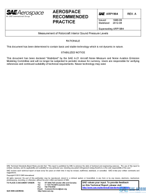 SAE ARP 1964 Series PDF