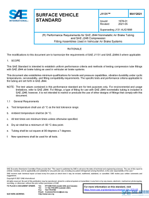 SAE J 1131 Series PDF